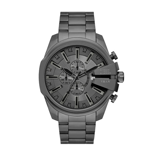 Diesel Mega Chief Slim Chronograph Gray Stainless Steel Watch