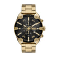 Diesel Spiked Chronograph Gold-Tone Stainless Steel Watch