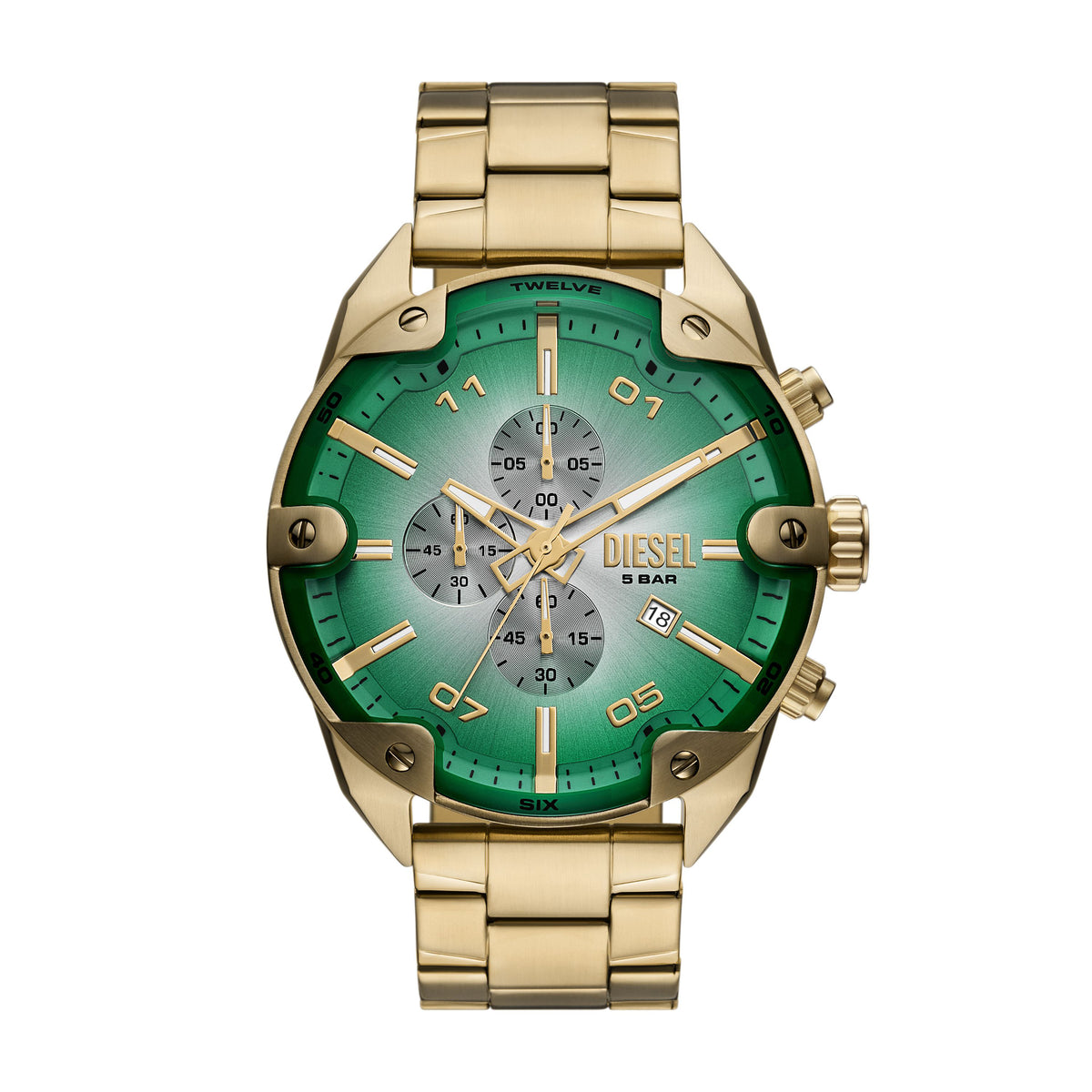Diesel Spiked Chronograph Watch
