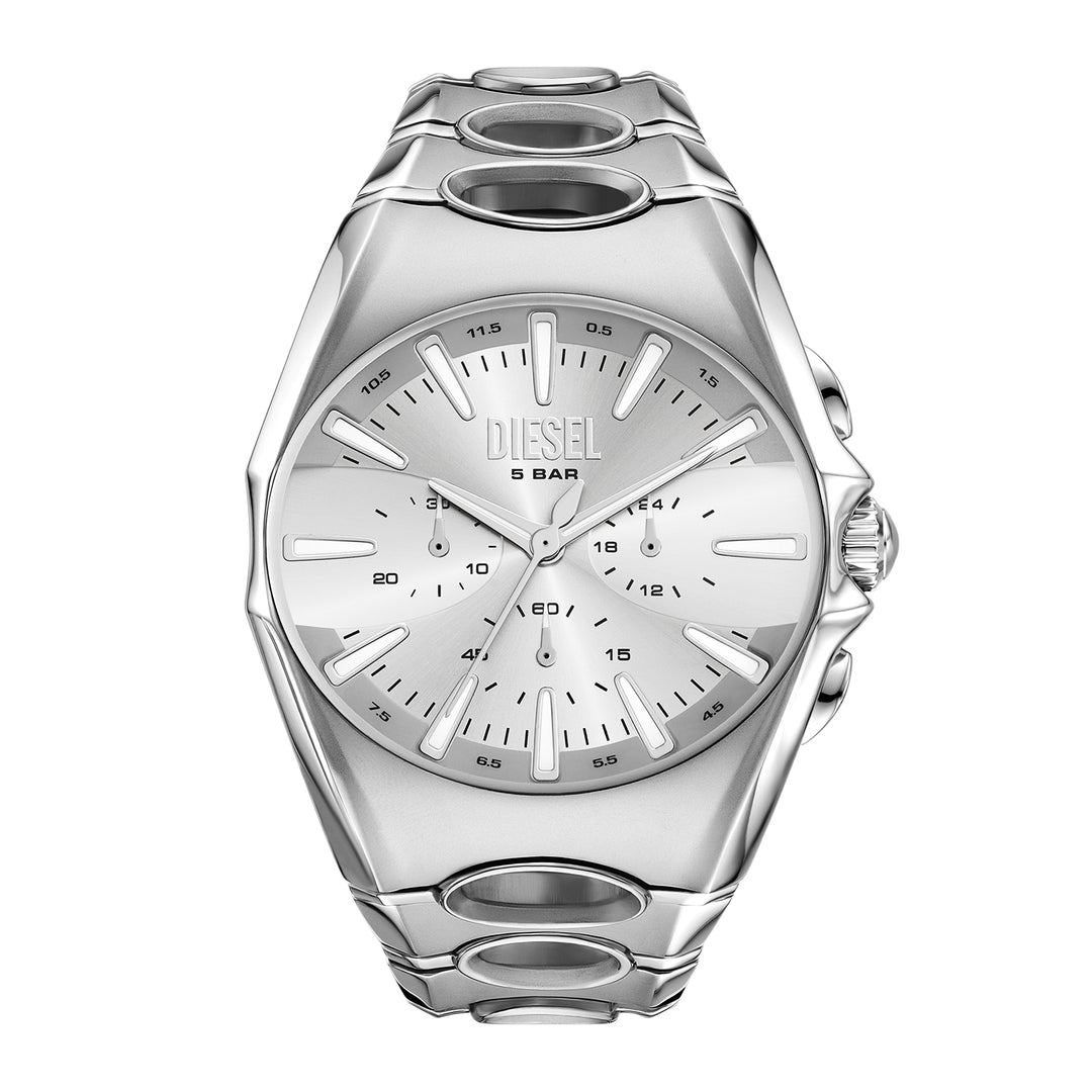 Diesel Men's D-Curve Chronograph Stainless Steel Watch