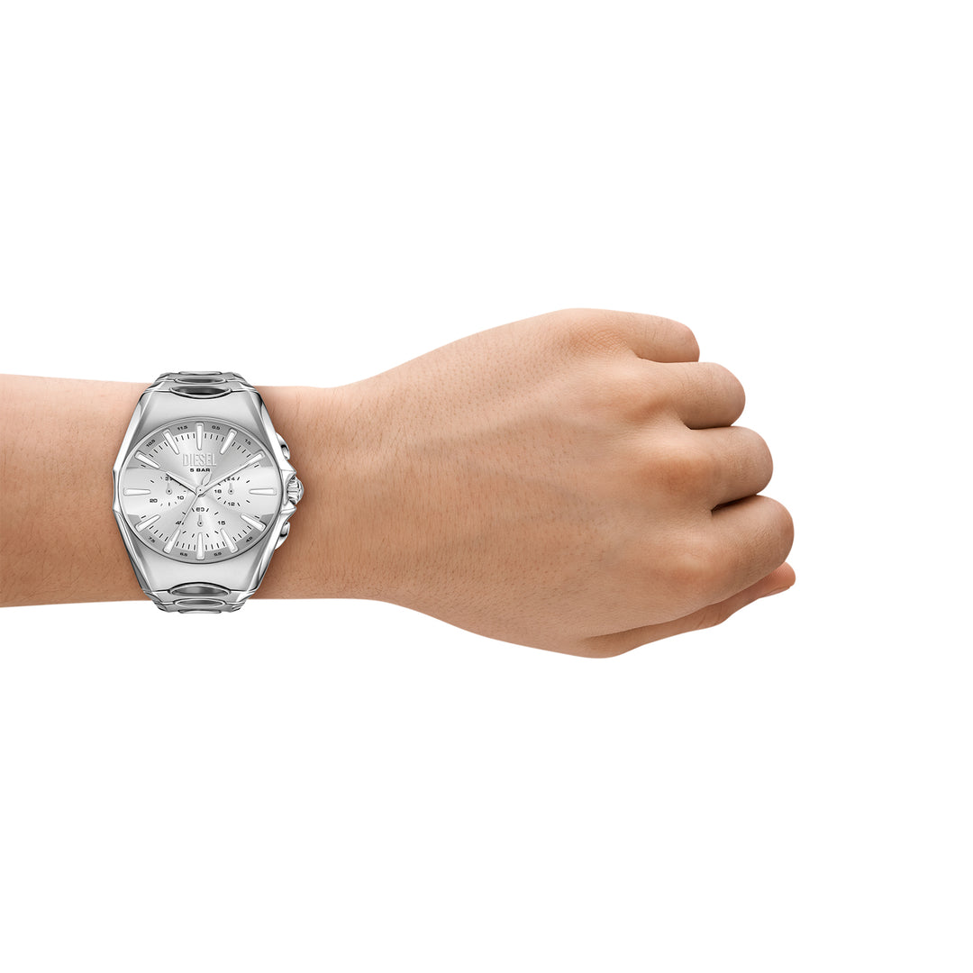 Diesel Men's D-Curve Chronograph Stainless Steel Watch