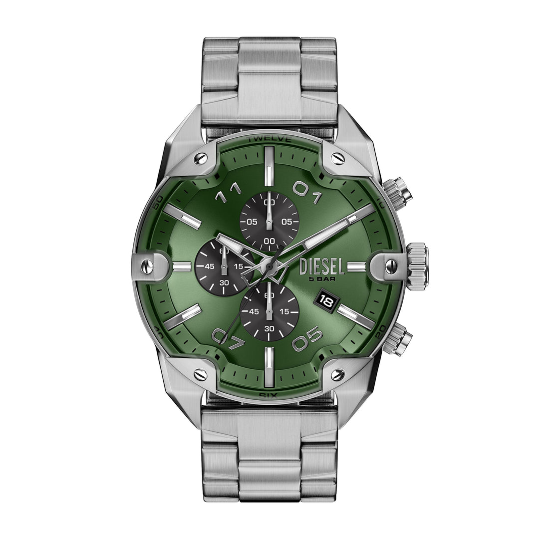 Diesel Men's Spiked Chronograph Stainless Steel Watch