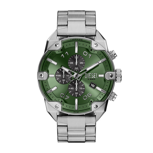 Diesel Men's Spiked Chronograph Stainless Steel Watch