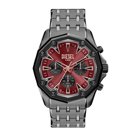 Diesel Men's Stinger Chronograph Gunmetal Stainless Steel Watch