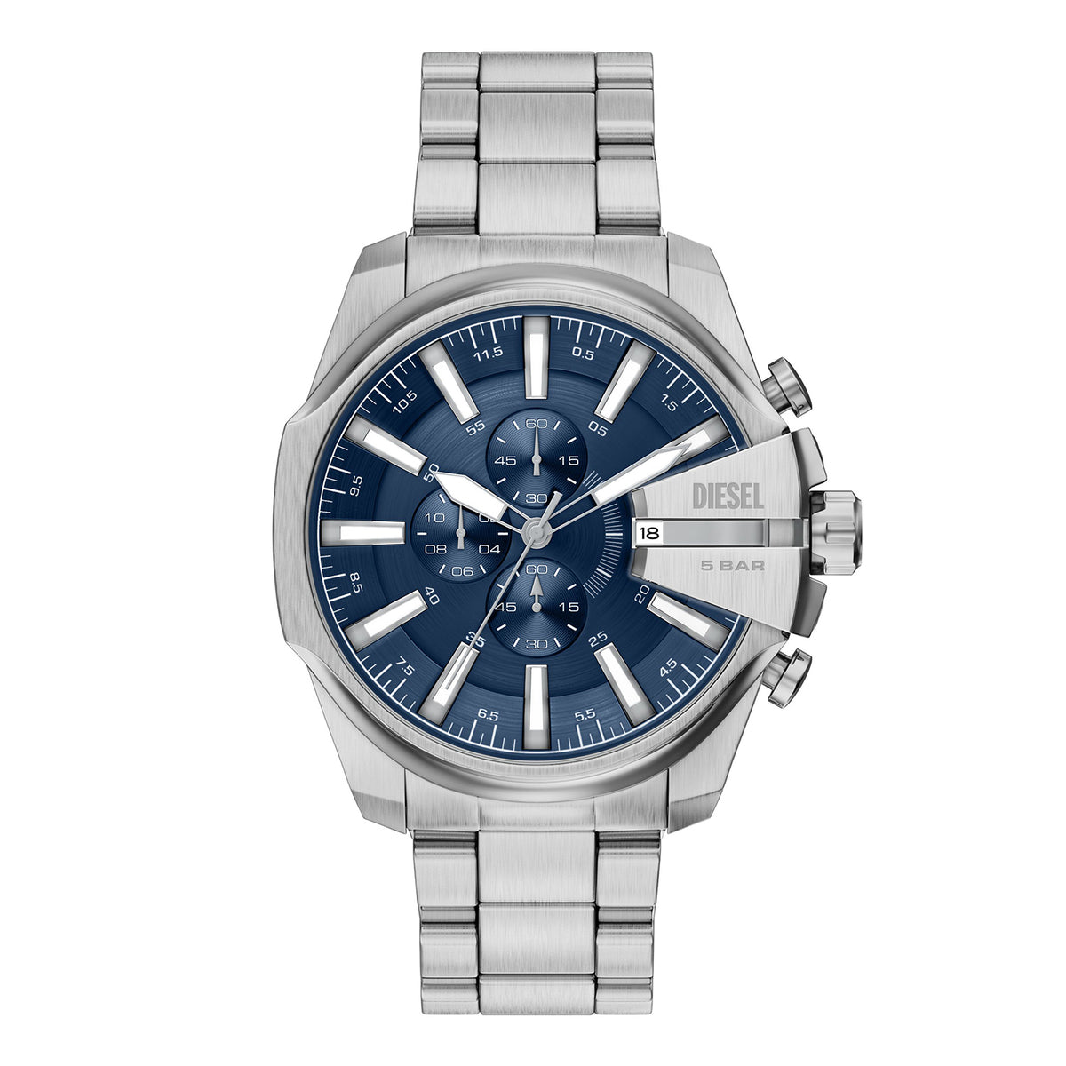 Diesel Men's Mega Chief Slim Chronograph Stainless Steel Watch