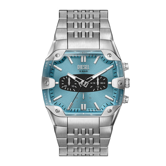 Diesel Men's Spiked Cushion Chronograph Stainless Steel Watch