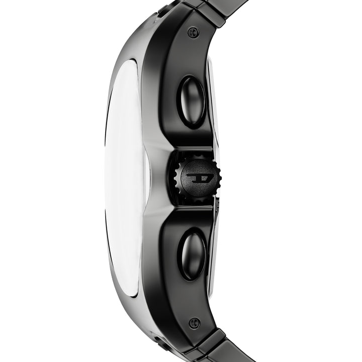 Diesel Men's D-Curve Chronograph Gunmetal Stainless Steel Watch