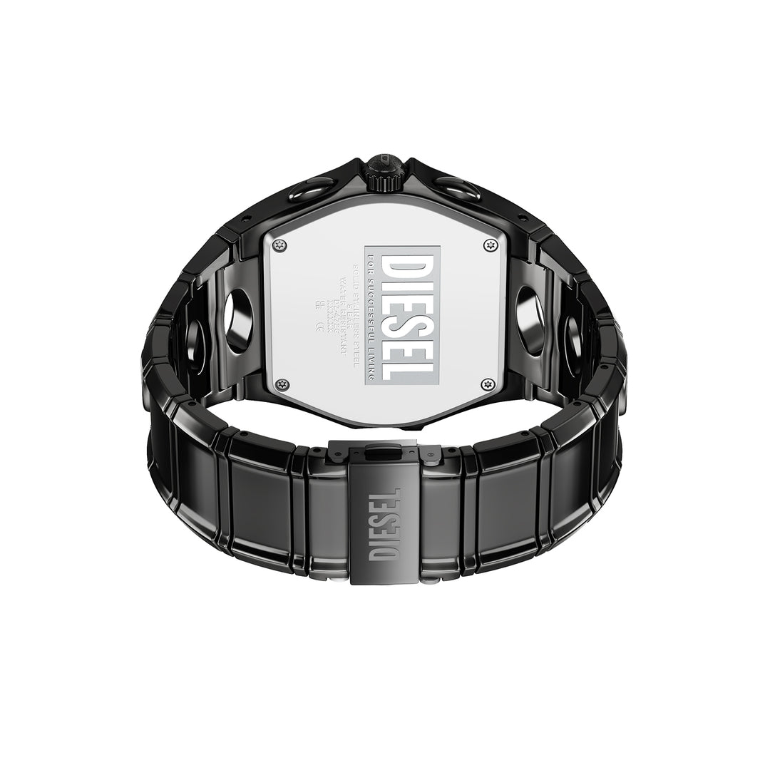 Diesel Men's D-Curve Chronograph Gunmetal Stainless Steel Watch