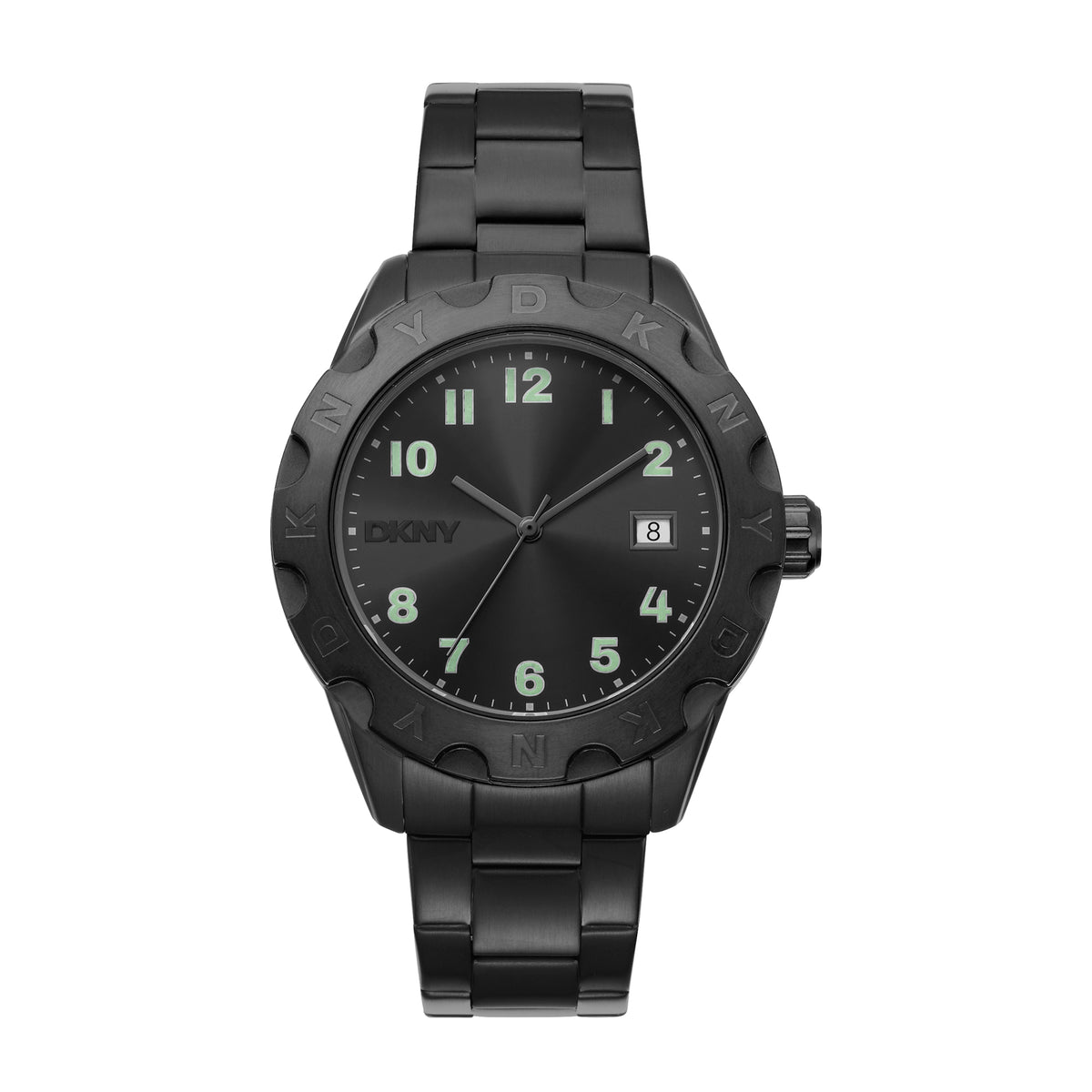 DKNY Everyday Men's Black Dial Stainless Steel Watch - DK1G046M0075