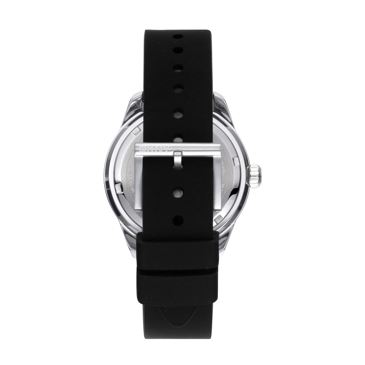 DKNY Everyday Men's Silver Dial Silicone Strap Watch - DK1G046P0015