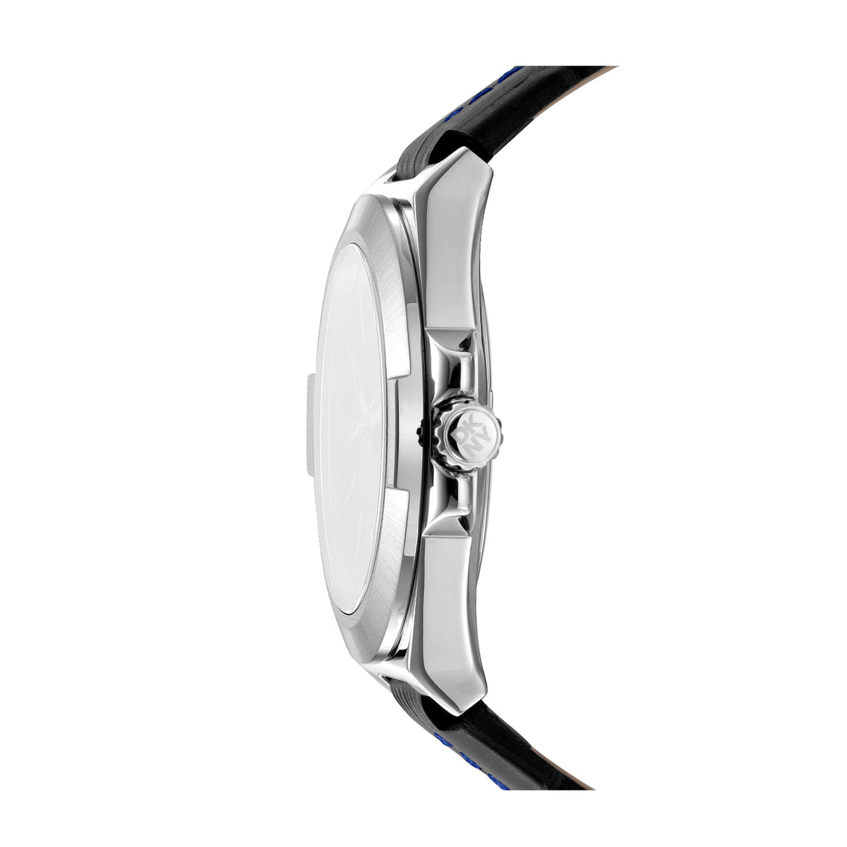 DKNY Everyday Men's Silver Dial Leather Strap Watch - DK1G047L0015