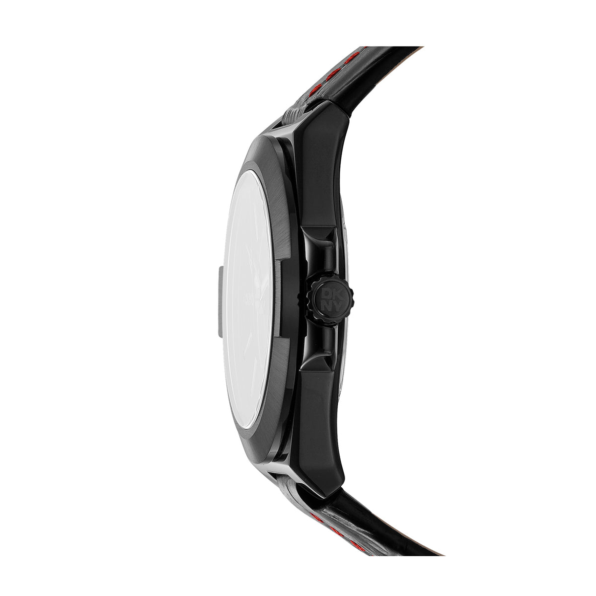 DKNY Everyday Men's Black Dial Leather Strap Watch - DK1G047L0035