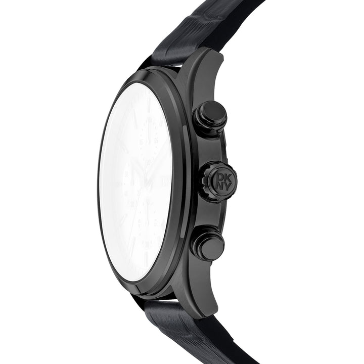 DKNY ACTIVE Men's Dark Green Dial Leather Strap Watch