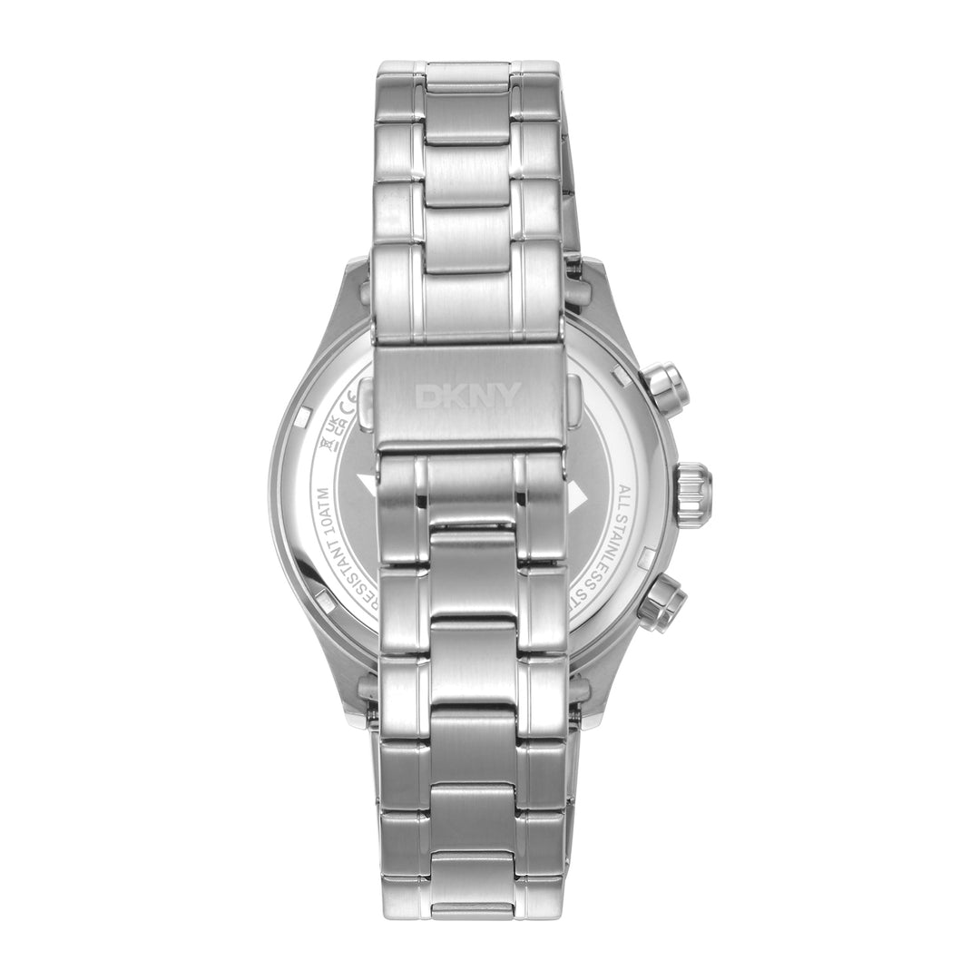 DKNY ACTIVE Men's Silver Dial Stainless Steel Watch