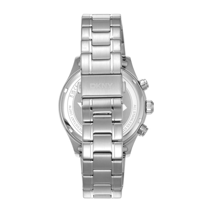 DKNY ACTIVE Men's Black Dial Stainless Steel Watch