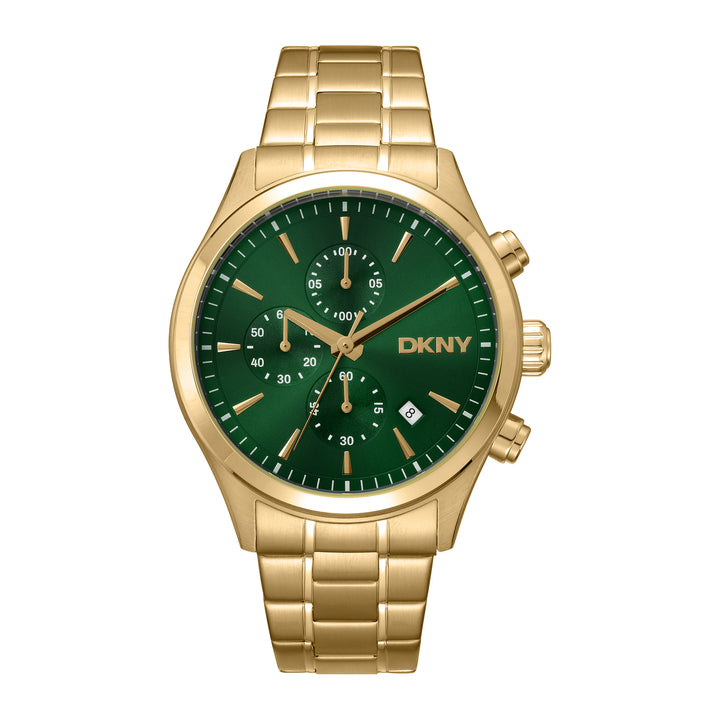 DKNY ACTIVE Men's Dark Green Dial Stainless Steel Watch