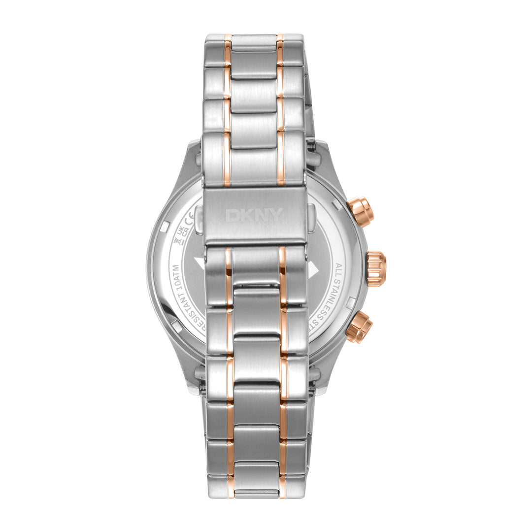 DKNY ACTIVE Men's Dark Blue Dial Stainless Steel Watch