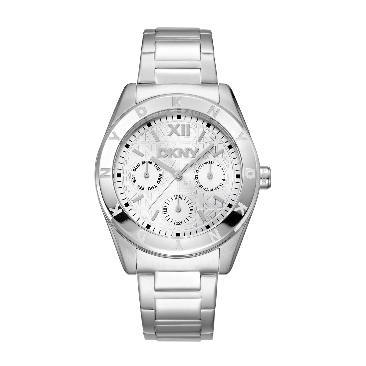 DKNY Active Women's Silver Dial Stainless Steel Watch - DK1L015M0025