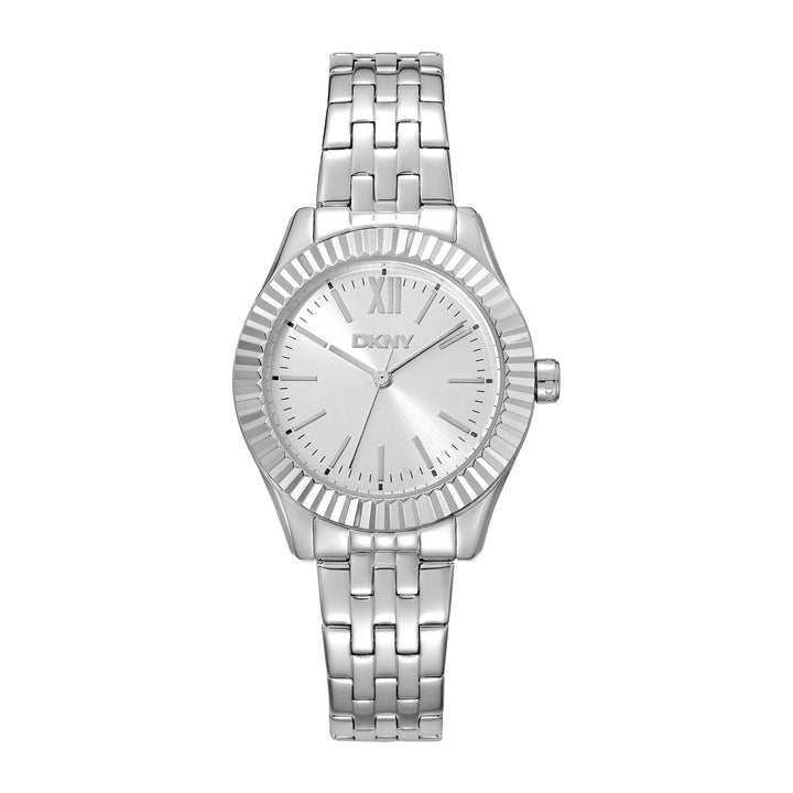 DKNY EVERYDAY Women's Silver Dial Stainless Steel Watch