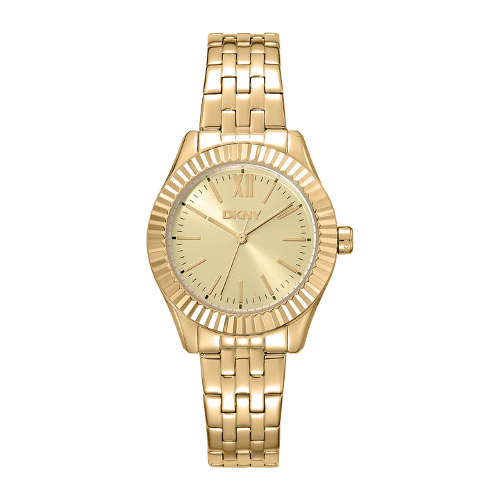 DKNY EVERYDAY Women's Champagne Dial Stainless Steel Watch