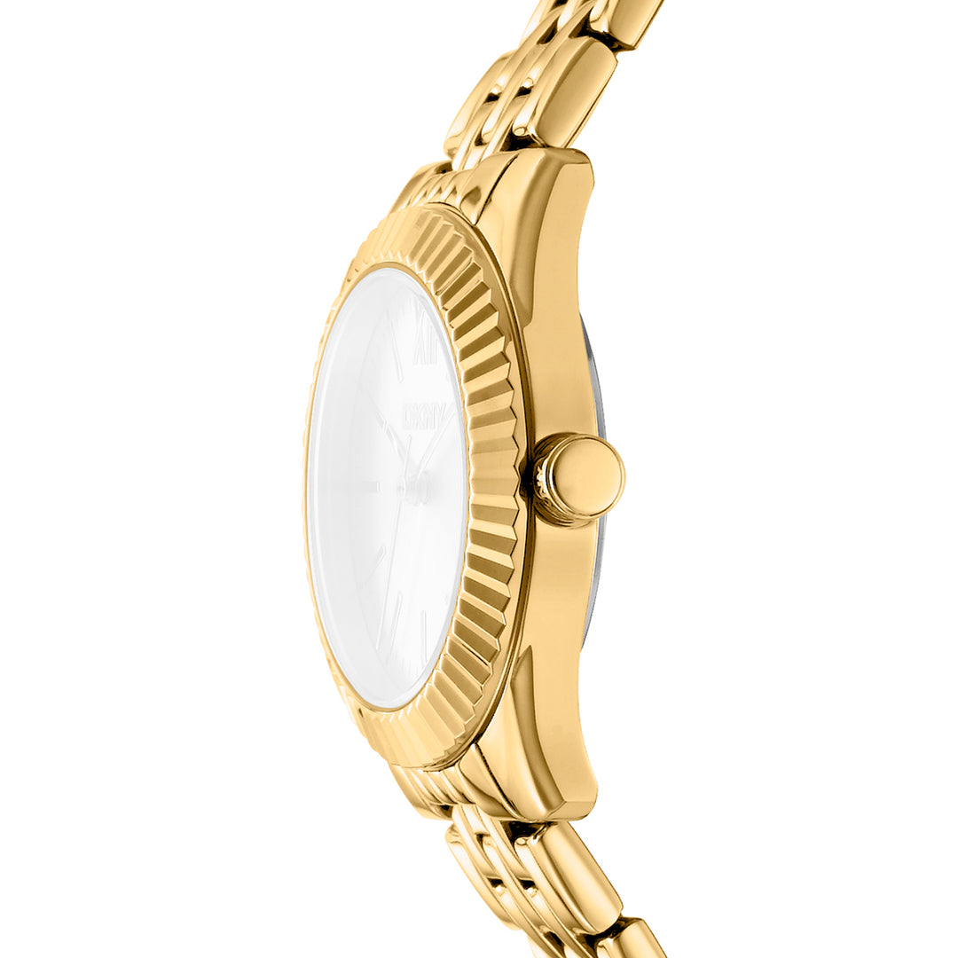 DKNY EVERYDAY Women's Champagne Dial Stainless Steel Watch