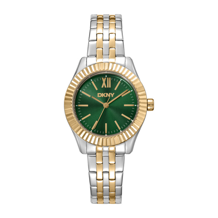 DKNY EVERYDAY Women's Dark Green Dial Stainless Steel Watch