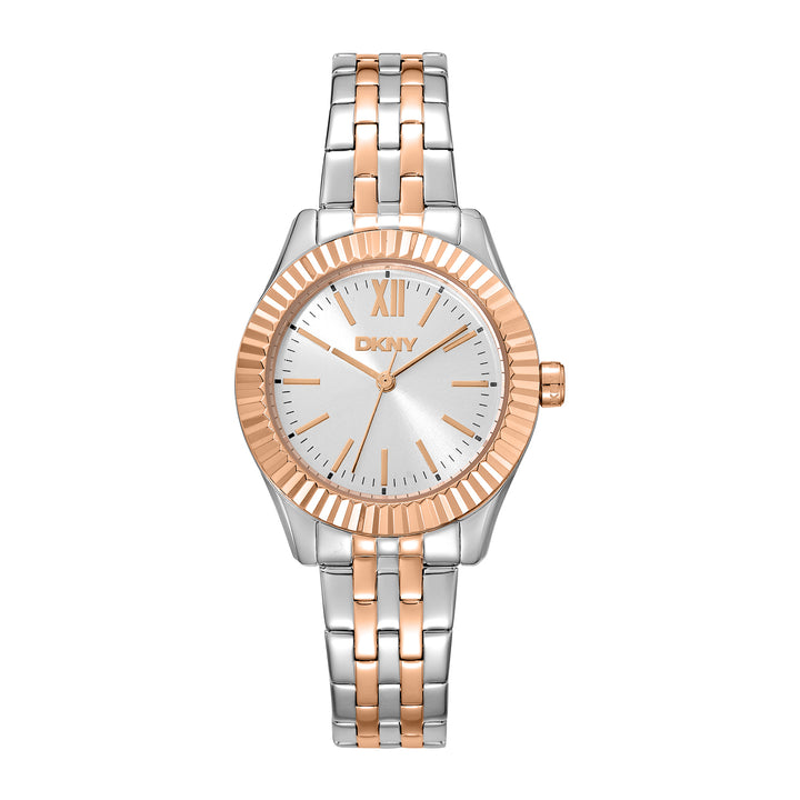 DKNY EVERYDAY Women's Silver Dial Stainless Steel Watch