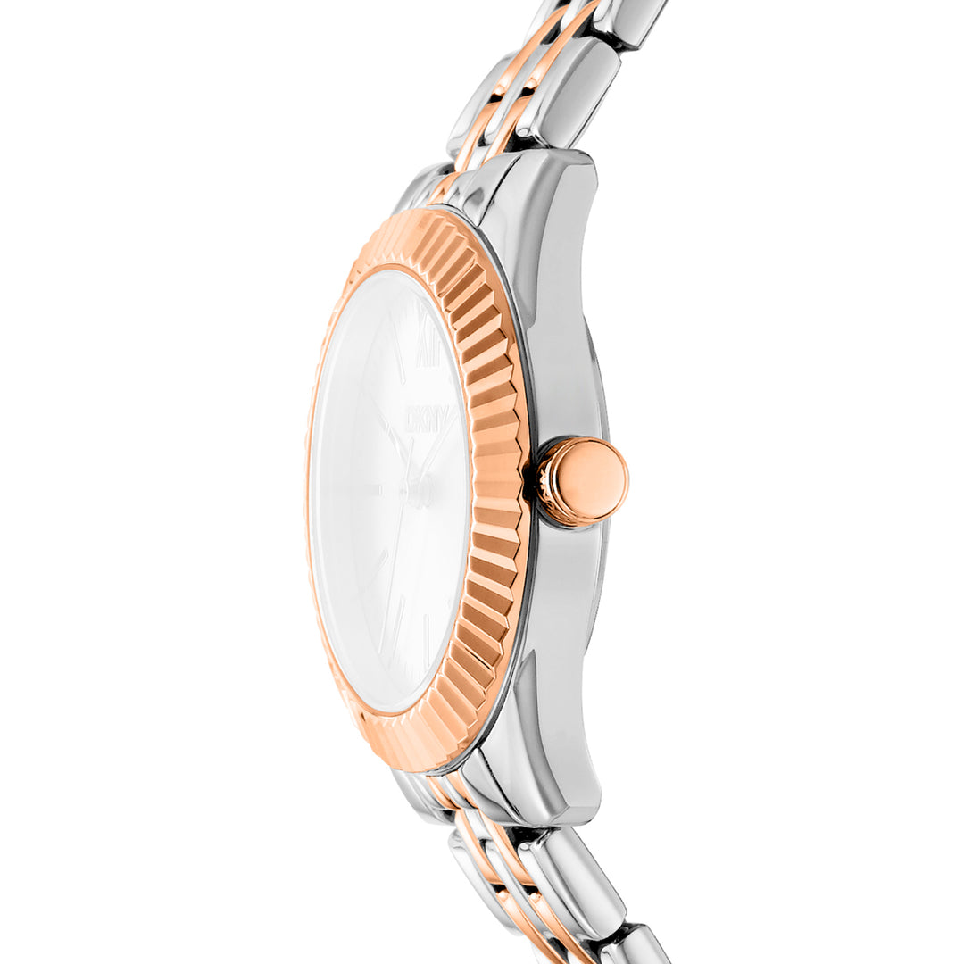 DKNY EVERYDAY Women's Silver Dial Stainless Steel Watch