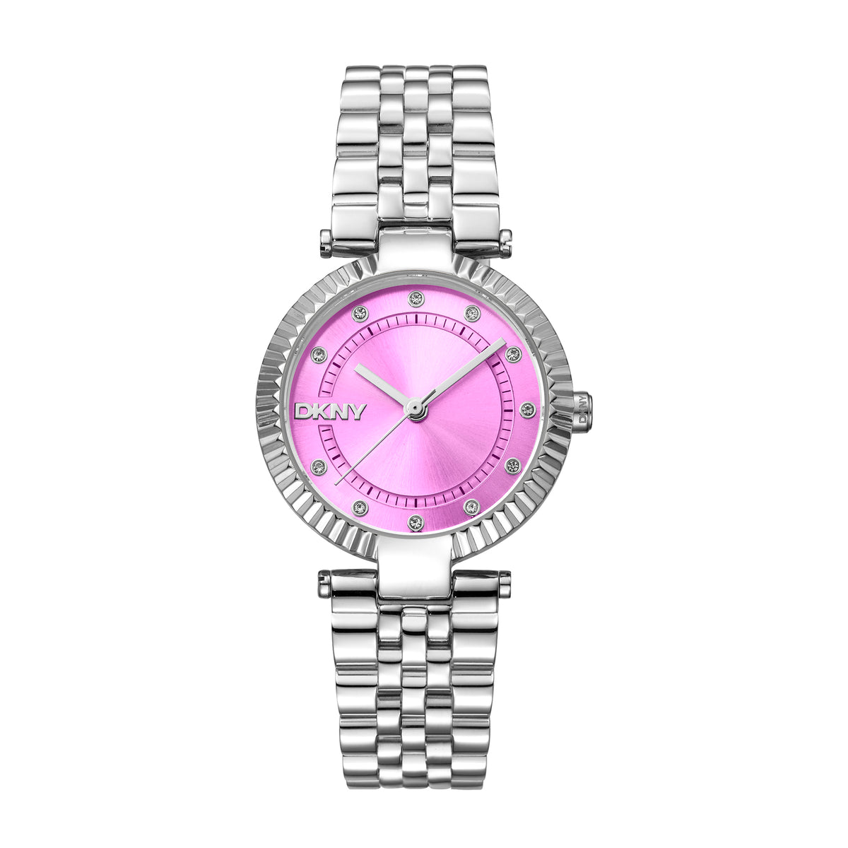 DKNY Evening Women's Pink Dial Stainless Steel Watch