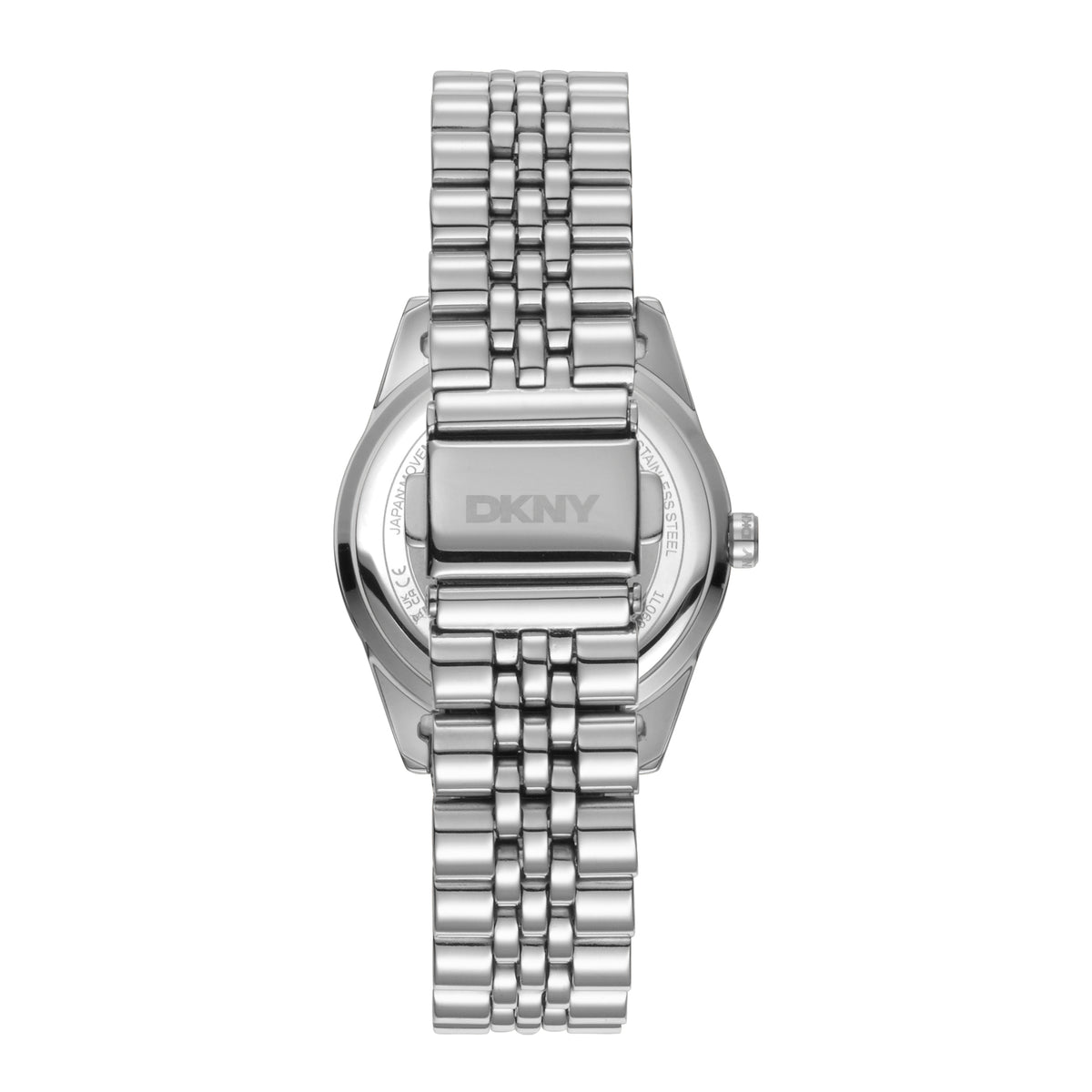 DKNY Logo Women's Blue Dial Stainless Steel Watch