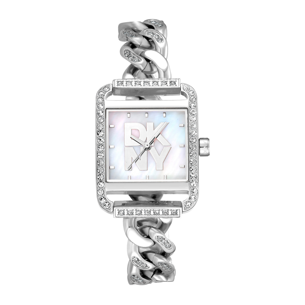 DKNY Iconic Women's White MOP Dial Stainless Steel Watch