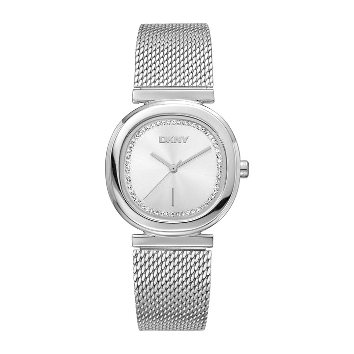 DKNY EVENING Women's Silver Dial Stainless Steel Watch