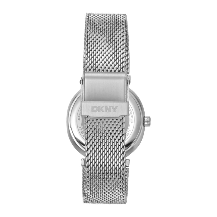 DKNY EVENING Women's Black Dial Stainless Steel Watch