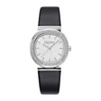 DKNY Evening Women's Silver Dial Leather Strap Watch