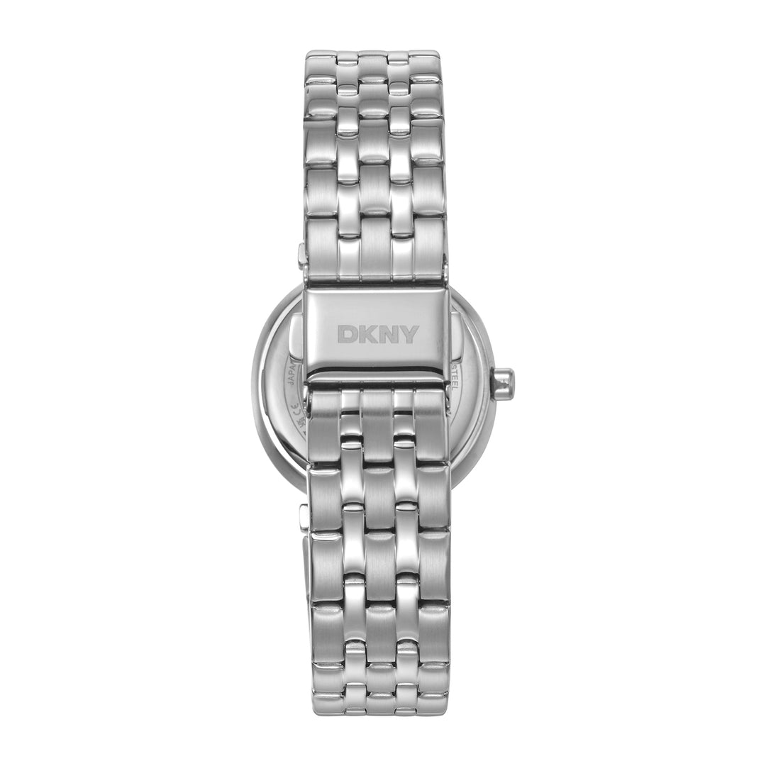 DKNY EVENING Women's Black Dial Stainless Steel Watch