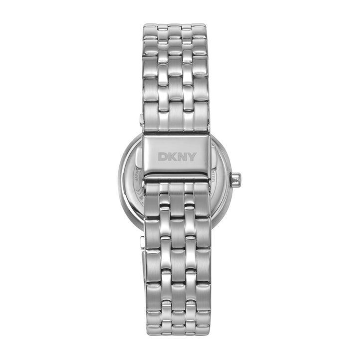 DKNY EVENING Women's Black Dial Stainless Steel Watch