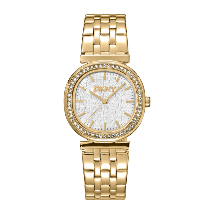 DKNY EVENING Women's Silver Dial Stainless Steel Watch