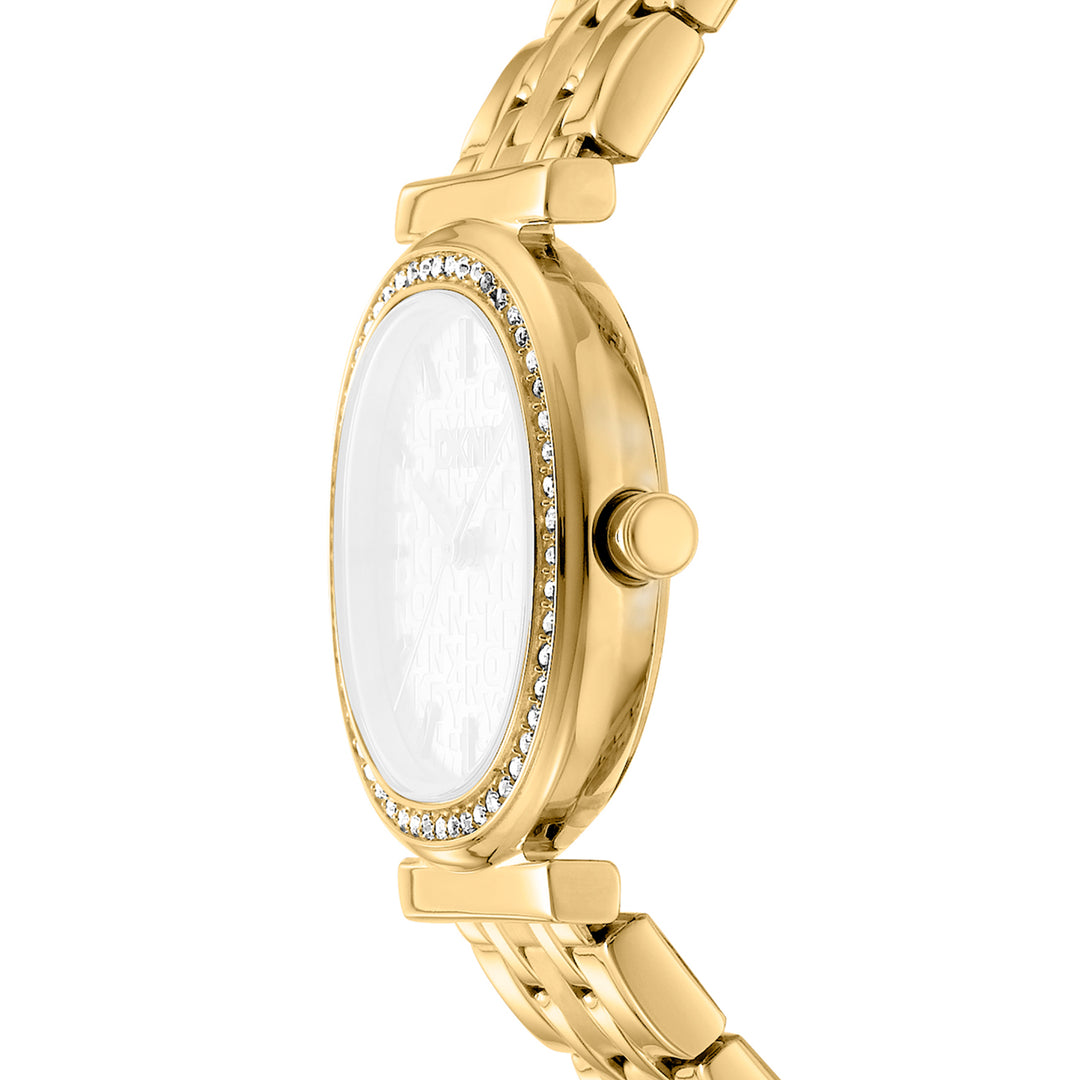 DKNY EVENING Women's Silver Dial Stainless Steel Watch