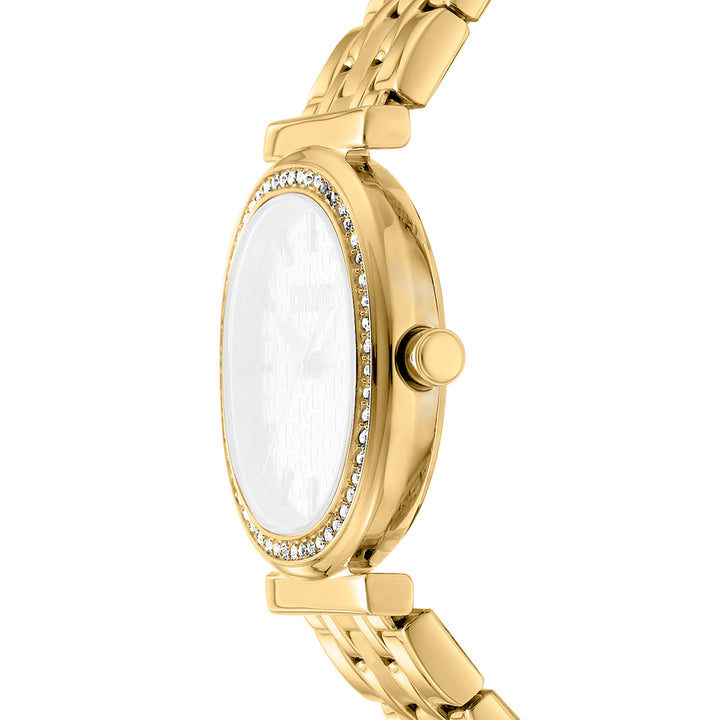 DKNY EVENING Women's Silver Dial Stainless Steel Watch