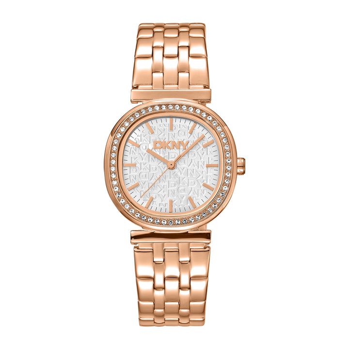 DKNY EVENING Women's Silver Dial Stainless Steel Watch