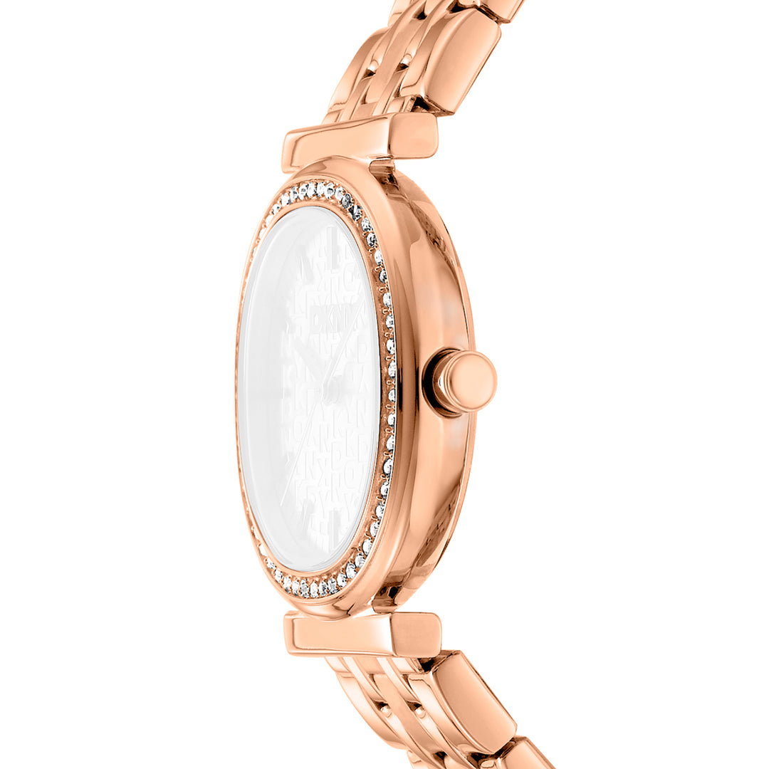 DKNY EVENING Women's Silver Dial Stainless Steel Watch