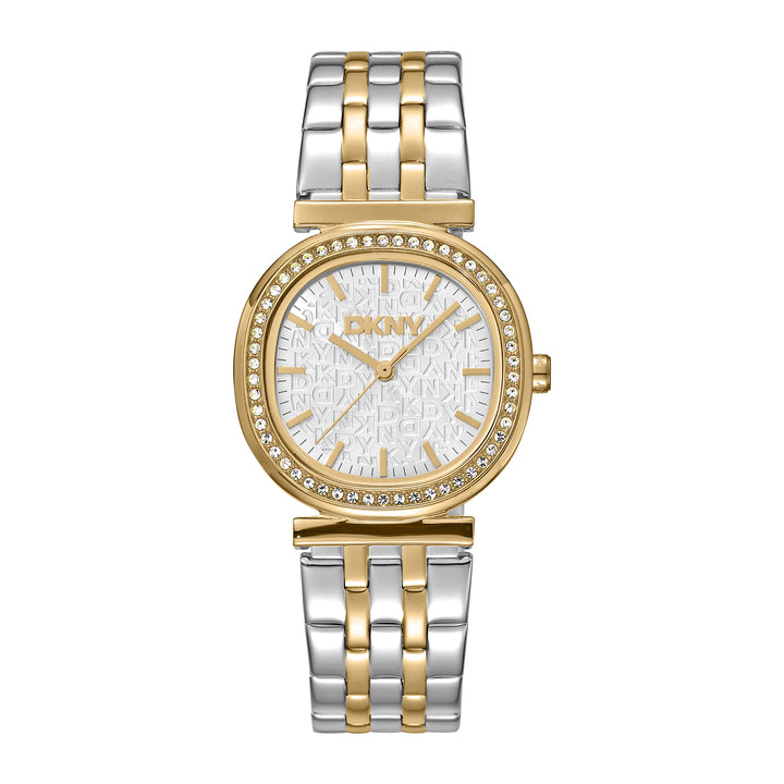 DKNY EVENING Women's Silver Dial Stainless Steel Watch