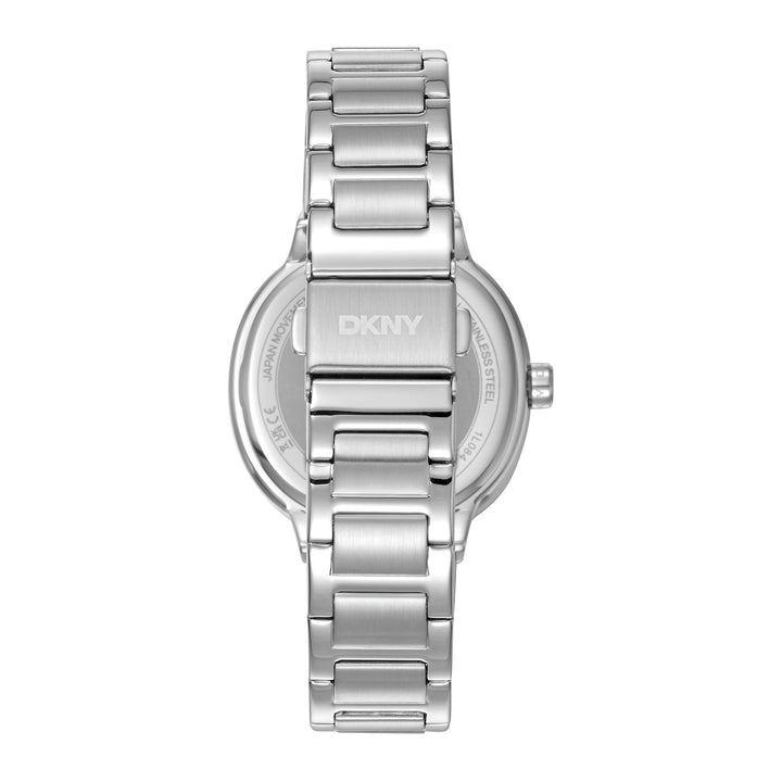 DKNY EVENING Women's Silver Dial Stainless Steel Watch