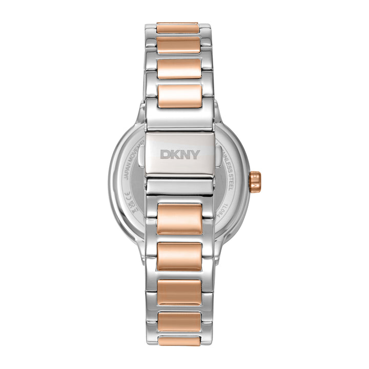 DKNY EVENING Women's Silver Dial Stainless Steel Watch