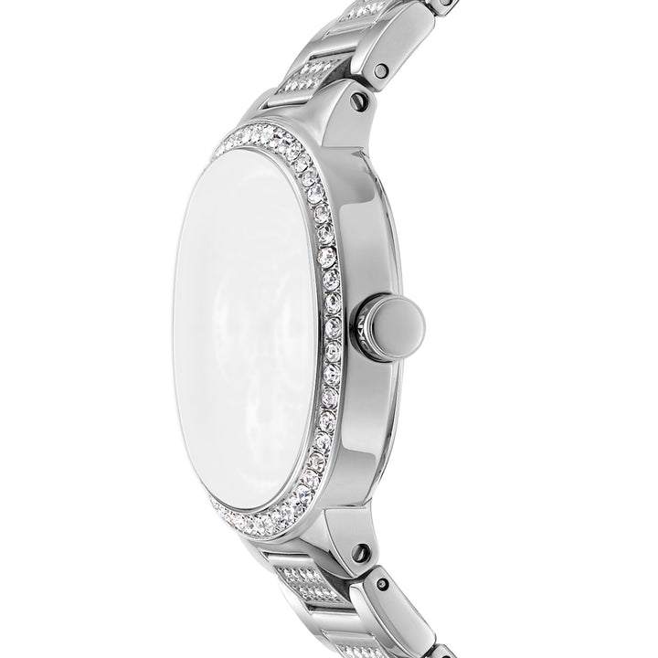 DKNY EVENING Women's Silver Dial Stainless Steel Watch