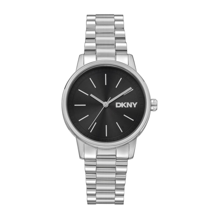 DKNY URBAN Women's Black Dial Stainless Steel Watch
