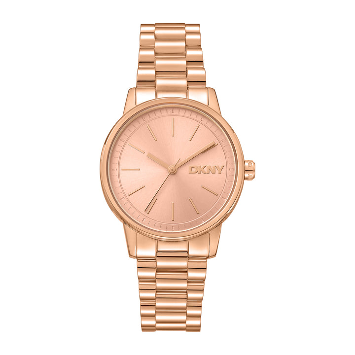 DKNY URBAN Women's Rose Gold Dial Stainless Steel Watch