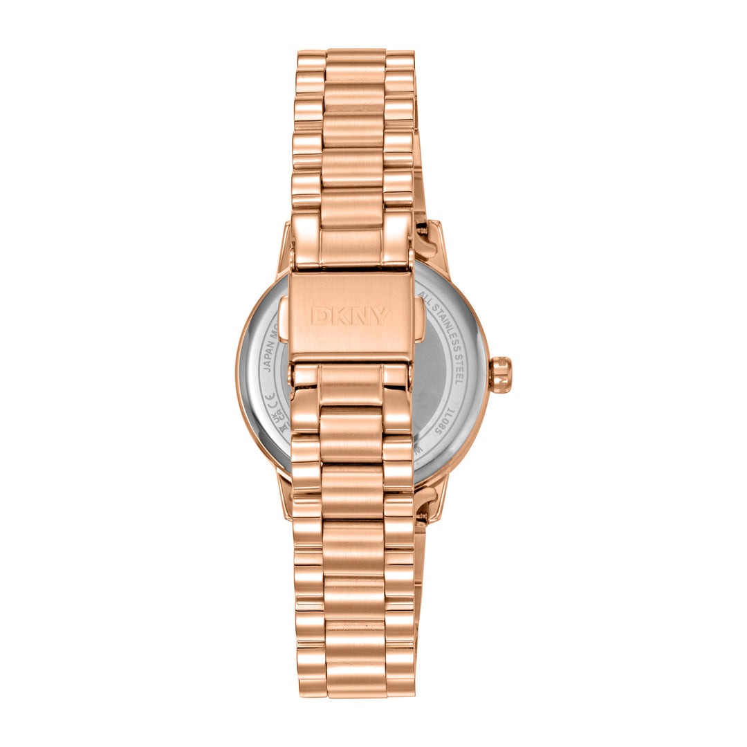 DKNY URBAN Women's Rose Gold Dial Stainless Steel Watch