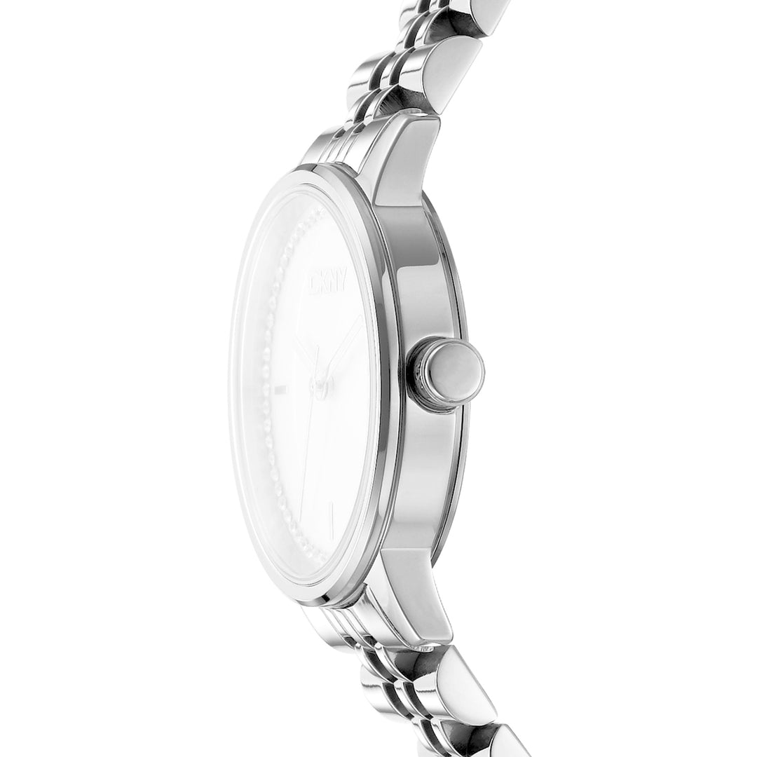 DKNY EVERYDAY Women's Silver Dial Stainless Steel Watch