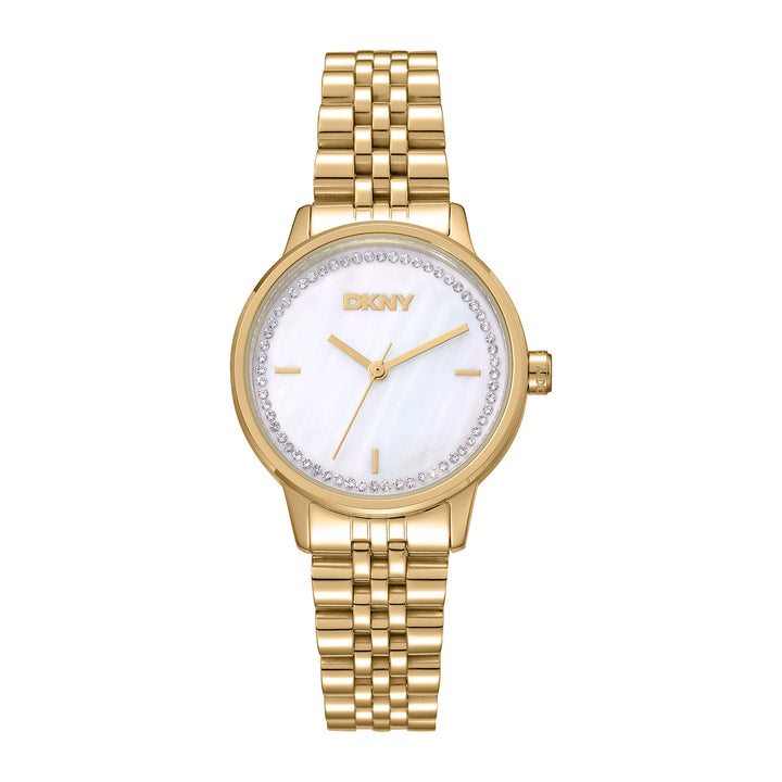 DKNY EVERYDAY Women's White MOP Dial Stainless Steel Watch